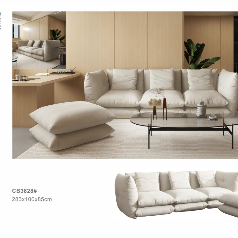 First-Class Inspired Leather Sofa | Airline-Grade Comfort-海智集-