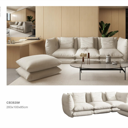 First-Class Inspired Leather Sofa | Airline-Grade Comfort-海智集-