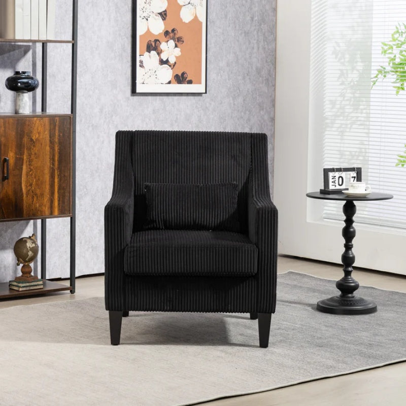 Elegant Swivel Barrel Chair, Comfy Accent Sofa Chair with 360 Degree Swivel, Chenille Fabric, Emerald, 31.5x31.5x27.56 inches-海智集-Default-