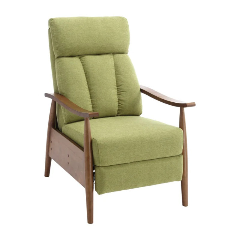 COOLMORE Wood Frame Armchair, Modern Accent Chair Lounge Chair for Living Room-海智集-Default-