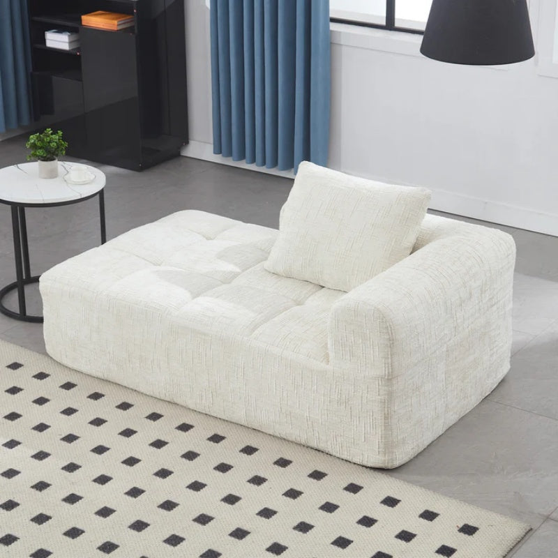 UNITED WE WIN Chenille Loveseat Sofa,Minimalist Modular Couches Sleeper for Living Room Bedroom Apartment Lounge-海智集-Default-