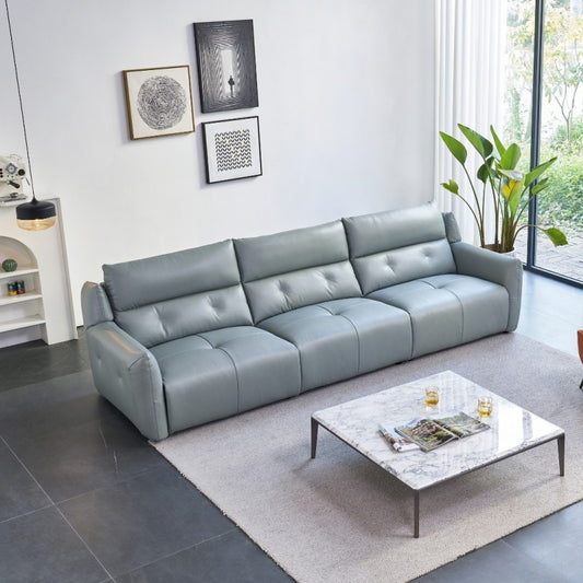 Home Theater Leather Recliner Set | Luxury Cinema Experience at Home-海智集-