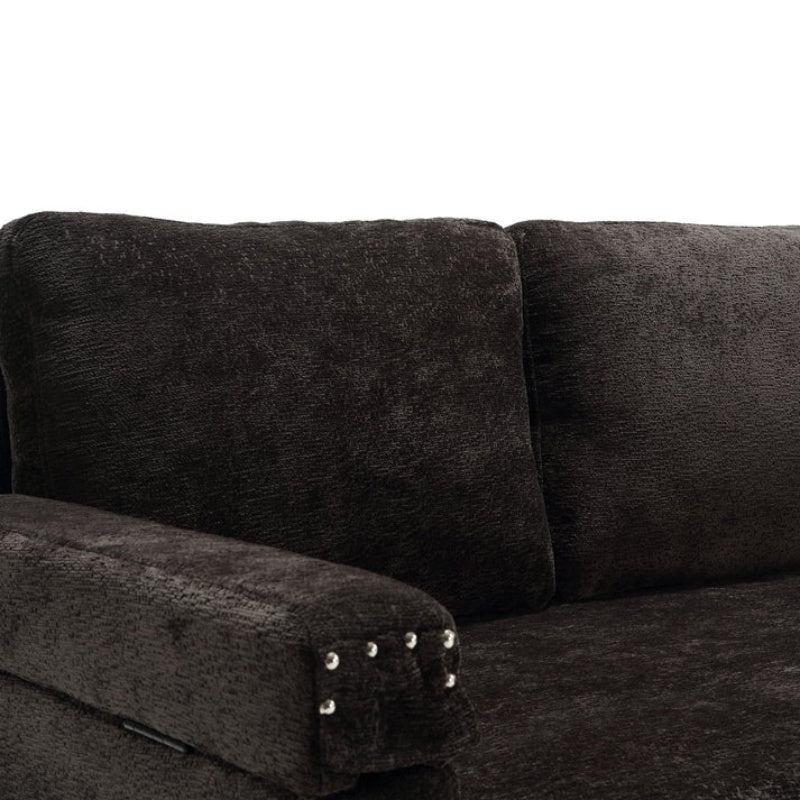 UNITED Sectional Sofa Reversible Sectional Sleeper Sectional Sofa with Storage Chaise-海智集-Default-