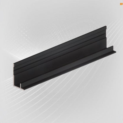 custom-made matte black right-angle corner skirting board: Used for the right-angle corner finishing of walls-海智集-