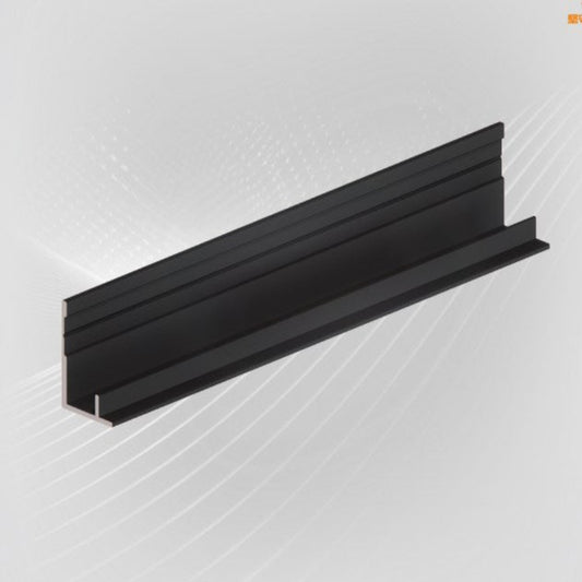 custom-made matte black right-angle corner skirting board: Used for the right-angle corner finishing of walls-海智集-