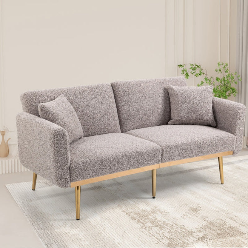 COOLMORE Velvet Sofa , Accent sofa .loveseat sofa with metal feet-海智集-Default-