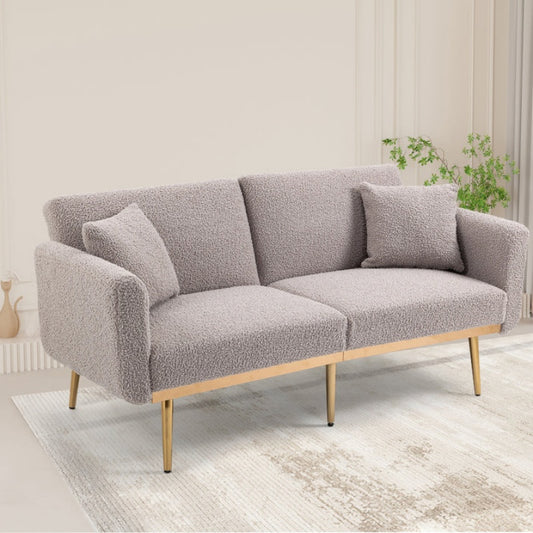 COOLMORE Velvet Sofa , Accent sofa .loveseat sofa with metal feet-海智集-Default-