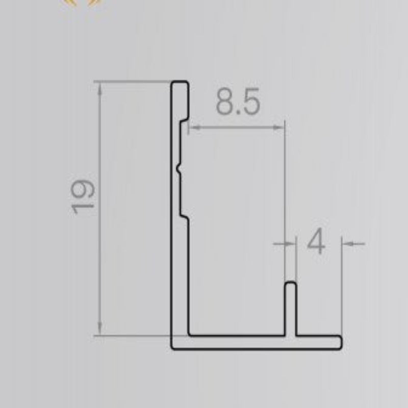 custom-made matte black right-angle corner skirting board: Used for the right-angle corner finishing of walls-海智集-