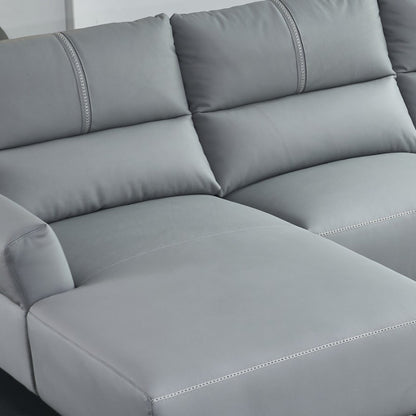 Luo LAN Series Leather Sofa, Italian Light Luxury Four-seater G36-海智集-