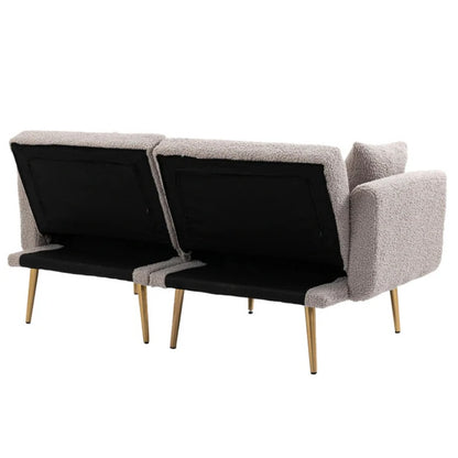 COOLMORE Velvet Sofa , Accent sofa .loveseat sofa with metal feet-海智集-Default-