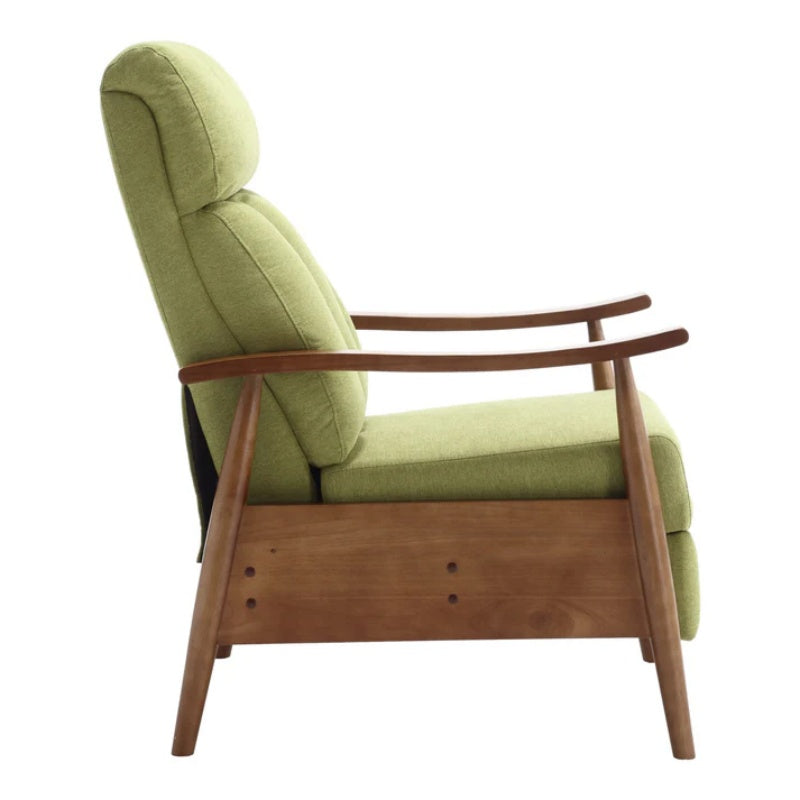 COOLMORE Wood Frame Armchair, Modern Accent Chair Lounge Chair for Living Room-海智集-Default-