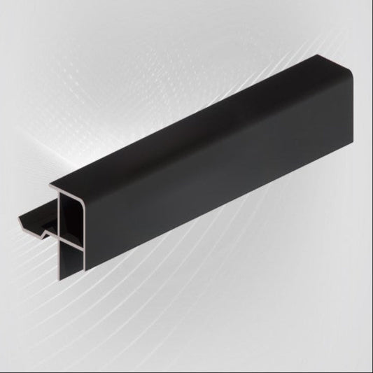 skirting board matte black large right-angle corner skirting board: Used for the corner finishing of walls-海智集-