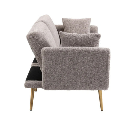 COOLMORE Velvet Sofa , Accent sofa .loveseat sofa with metal feet-海智集-Default-