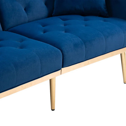 COOLMORE Velvet Sofa , Accent sofa .loveseat sofa with metal feet-海智集-Default-