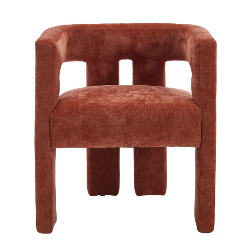 Campcraft Contemporary Designed Fabric Upholstered Accent/Dining Chair /Barrel Side Chairs Kitchen Armchair for Living Room 2PC/SET-海智集-Default-