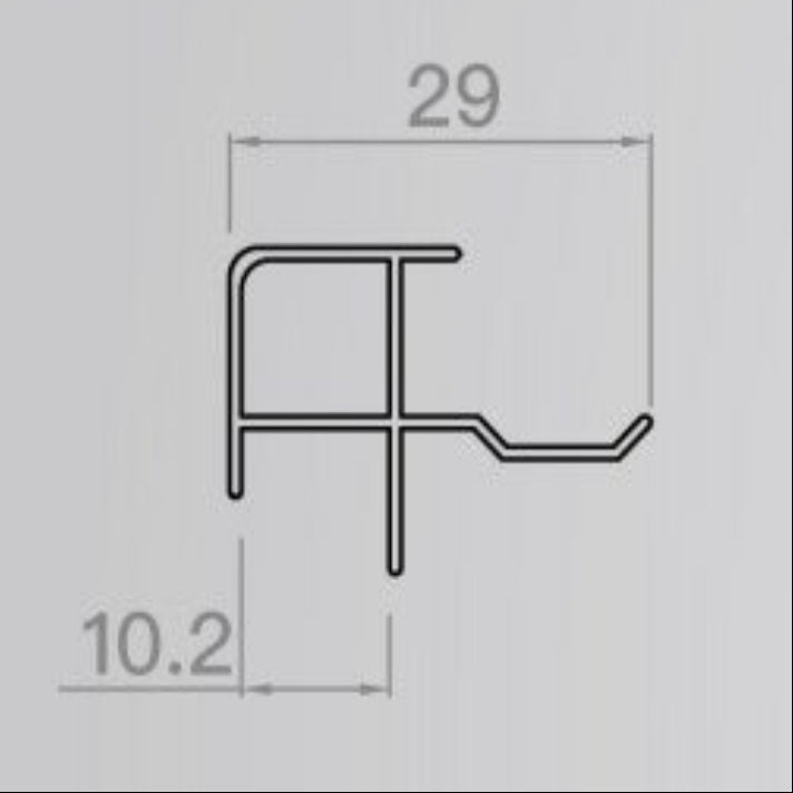 skirting board matte black large right-angle corner skirting board: Used for the corner finishing of walls-海智集-