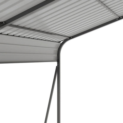 Campcraft 13 x 26.5 ft carport, 0.25mm thick, with protective film to prevent scratching, 2 pairs of adhesive gloves, 3 hooks, 12 expansion screws, 6 fixed iron pieces-海智集-Default-