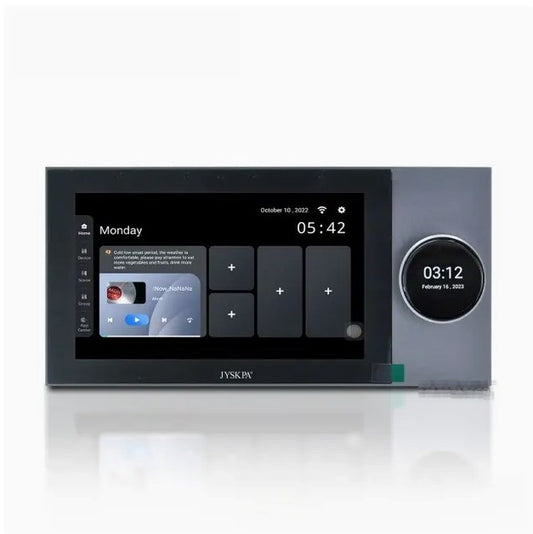 New 7-inch multi-functional smart home background music central control panel with graffiti WIFI voice-海智集-