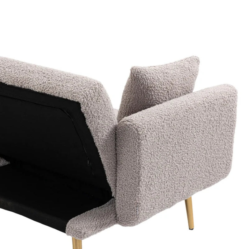 COOLMORE Velvet Sofa , Accent sofa .loveseat sofa with metal feet-海智集-Default-