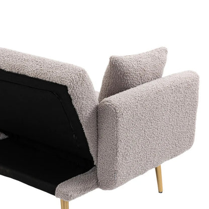 COOLMORE Velvet Sofa , Accent sofa .loveseat sofa with metal feet-海智集-Default-