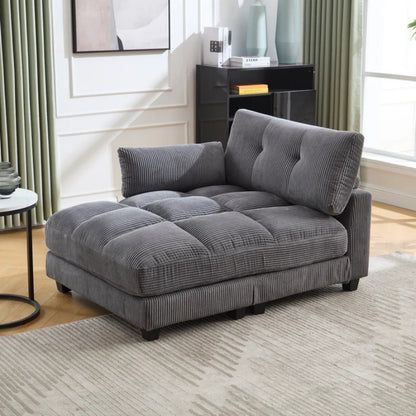 UNITED WE WIN Sleeper Sofa Couch Bed,Oversized Chaise Lounge Chair Cozy Cloud Couch-海智集-Default-