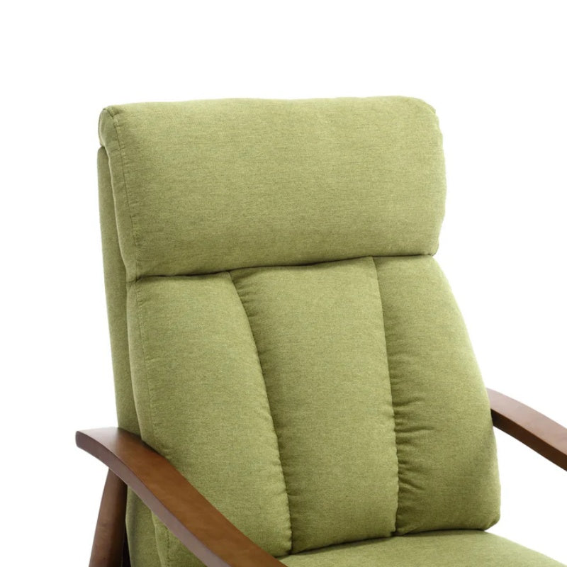 COOLMORE Wood Frame Armchair, Modern Accent Chair Lounge Chair for Living Room-海智集-Default-