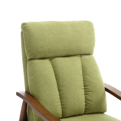 COOLMORE Wood Frame Armchair, Modern Accent Chair Lounge Chair for Living Room-海智集-Default-