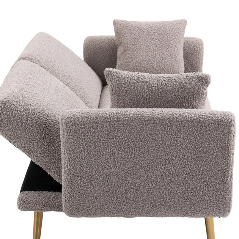 COOLMORE Velvet Sofa , Accent sofa .loveseat sofa with metal feet-海智集-Default-