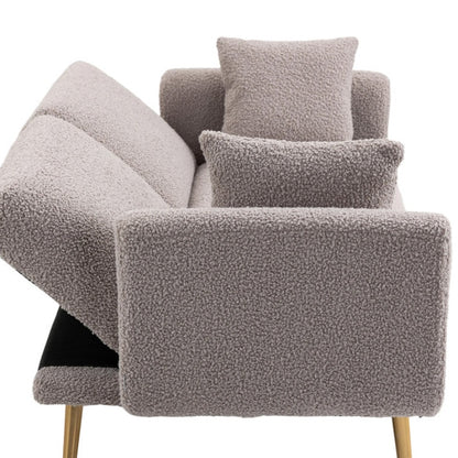 COOLMORE Velvet Sofa , Accent sofa .loveseat sofa with metal feet-海智集-Default-