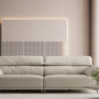 Jinxuan Series Leather sofa, Italian Light Luxury four-seater GINSON - CB3707-海智集-