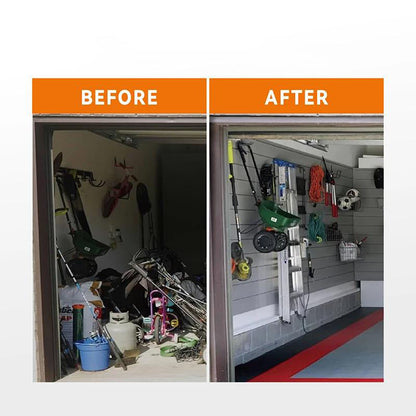 OEM Garage Tool Home Storage Slatwall Panels Custom Wpc Wall Board Custom Wpc Slat Wall Panels