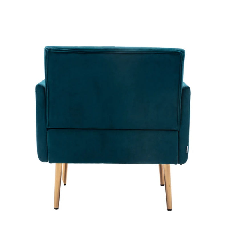 COOLMORE Accent Chair ,leisure single sofa with Rose Golden feet-海智集-Default-