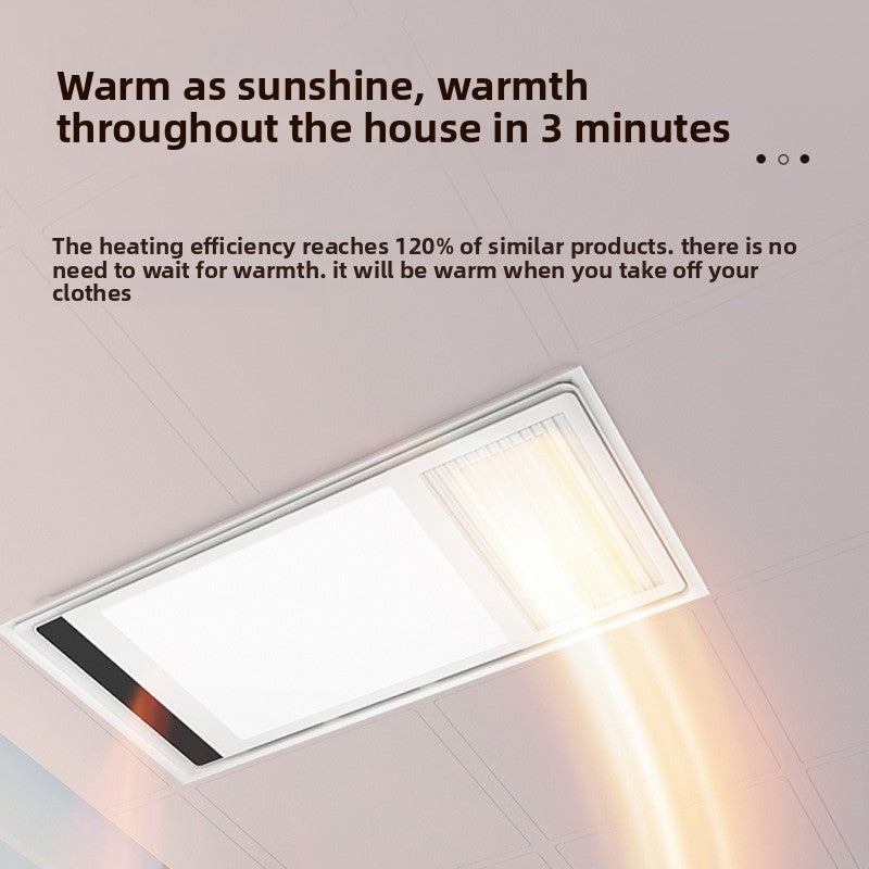 Undertake Customization of Various Brands: Integrated Ceiling Ventilation Fan with Lighting for Bathroom, Multi-Functional-Kitchen & Bathroom-海智集-Key Switches-300X600-