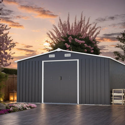 Campcraft 0.25mm color steel plate, surface protective film, Two daylight Windows, A practical and thoughtful gift,two colors can be freely selected storage sheds-海智集-Default-