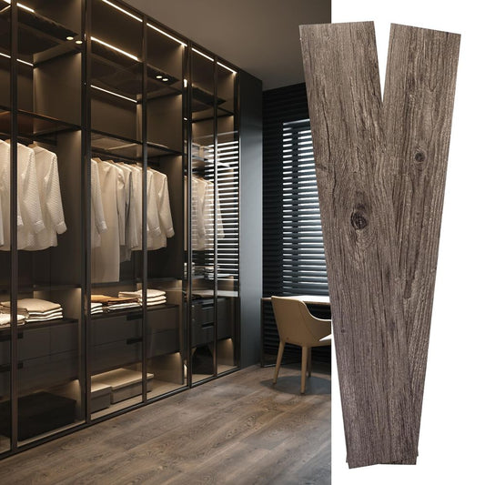 Wholesale 2mm Wood Style PVC Vinyl Plank Free Sample Self Adhesive Vinyl Lvt Flooring Floor Tile-海智集-