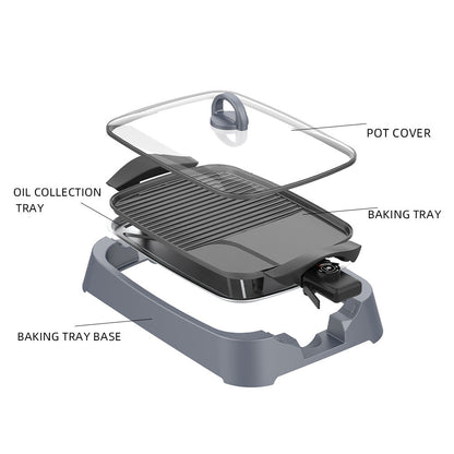 Electric Household Grilling Accessory for Indoor Cooking-海智集-
