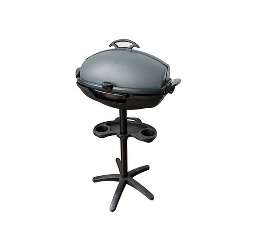 Portable Electric BBQ Grills for Camping Outdoor Adjustable Height Flipping Lid Temperature Adjustable Steak Beef Meat Grill-海智集-