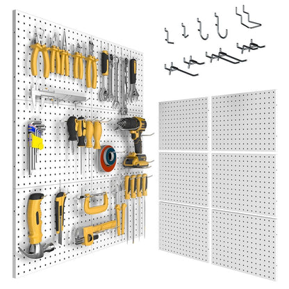 Hot Sale No Drill ABS Peg Boards Modern Slat Wall Organizer for Kitchen Office Crafts