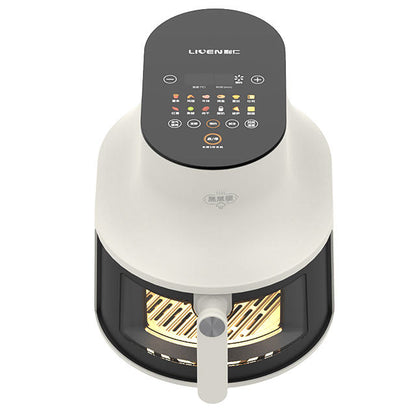 6L General Electric Round Deep Hot Multi Oil Free Air Fyrer Fryer With Touch Screen Display-海智集-