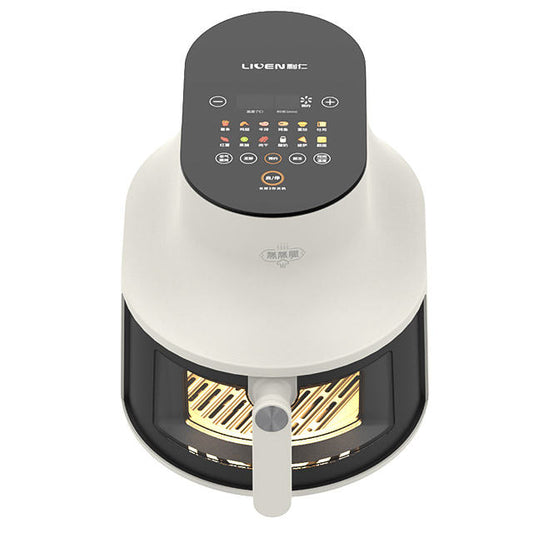 6L General Electric Round Deep Hot Multi Oil Free Air Fyrer Fryer With Touch Screen Display-海智集-
