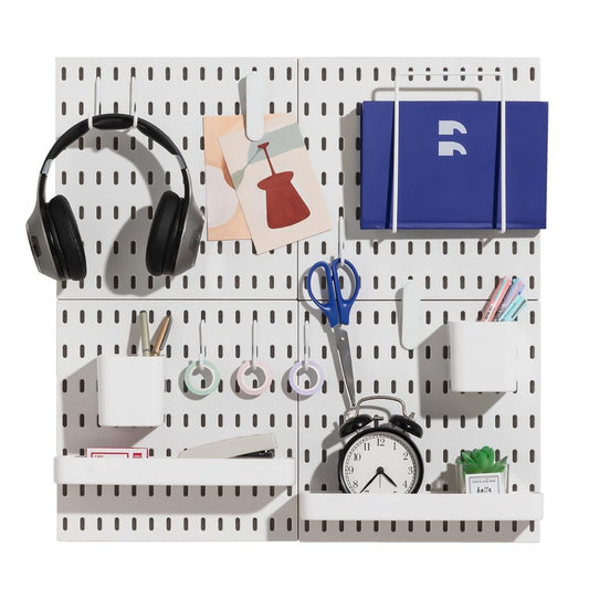 High Density ABS Plastic Peg Boards No Drilling Installation Garage Wall Organizer for Industrial Warehouse Storage