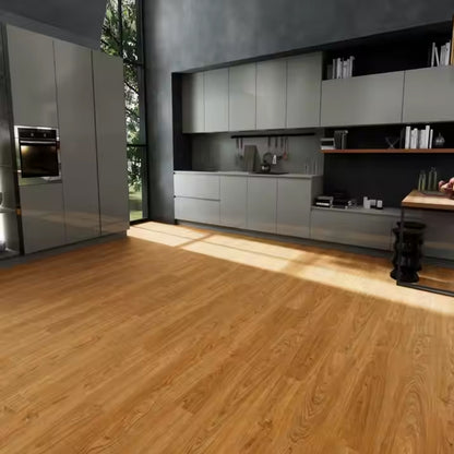 Manufacturer Supply Piso Flotante Engineered Plastic Parquet SPC Vinyl Floor Planks 8mm Waterproof-海智集-