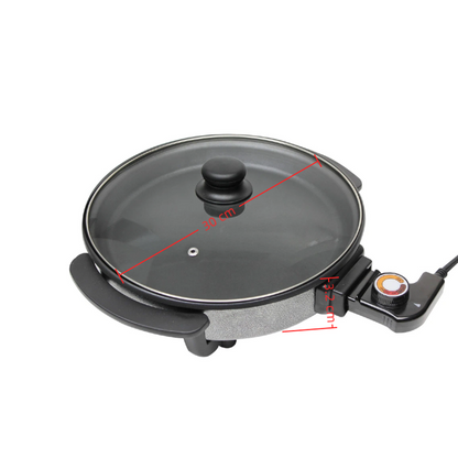 30cm Electric Pizza Pan 1500W GS CE ROHS CB Approval Flat Pizza Pan with Electric Cooking for Household-海智集-
