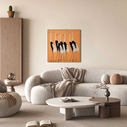 Bulk Order for Suzhou 3D Full-Embroidery Wall Art Featuring core 3D full-embroidery, high-quality materials & commercial standards. Ideal for hotel chains, enterprise groups, etc., for unified interior upgrades.Standing Crane-海智集-