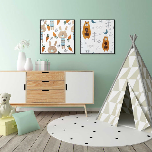 Bulk Order for Suzhou 3D Full-Embroidery Wall Art Featuring core 3D full-embroidery, high-quality materials & commercial standards. Ideal for hotel chains, enterprise groups, etc., for unified interior upgradesBaby Rabbit-海智集-