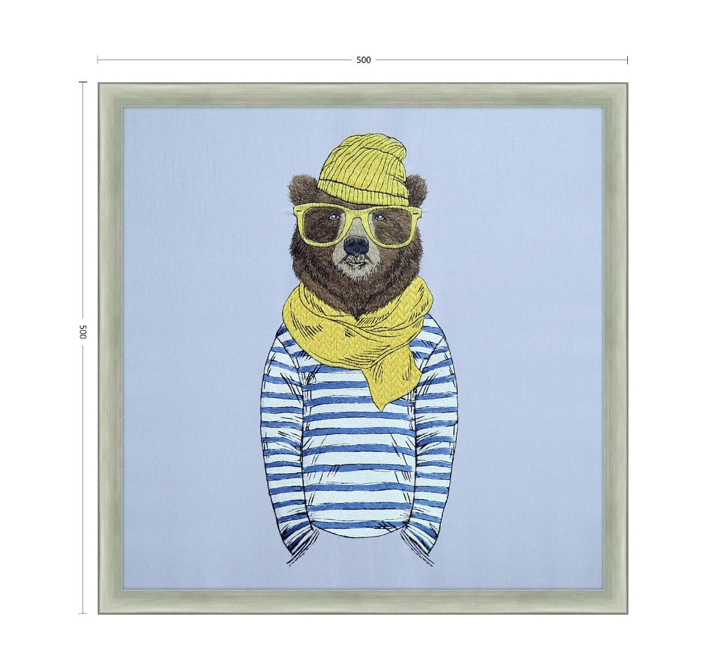 Bulk Order for Suzhou 3D Full-Embroidery Wall Art Featuring core 3D full-embroidery, high-quality materials & commercial standards. Ideal for hotel chains, enterprise groups, etc., for unified interior upgradesDr. Bear-海智集-