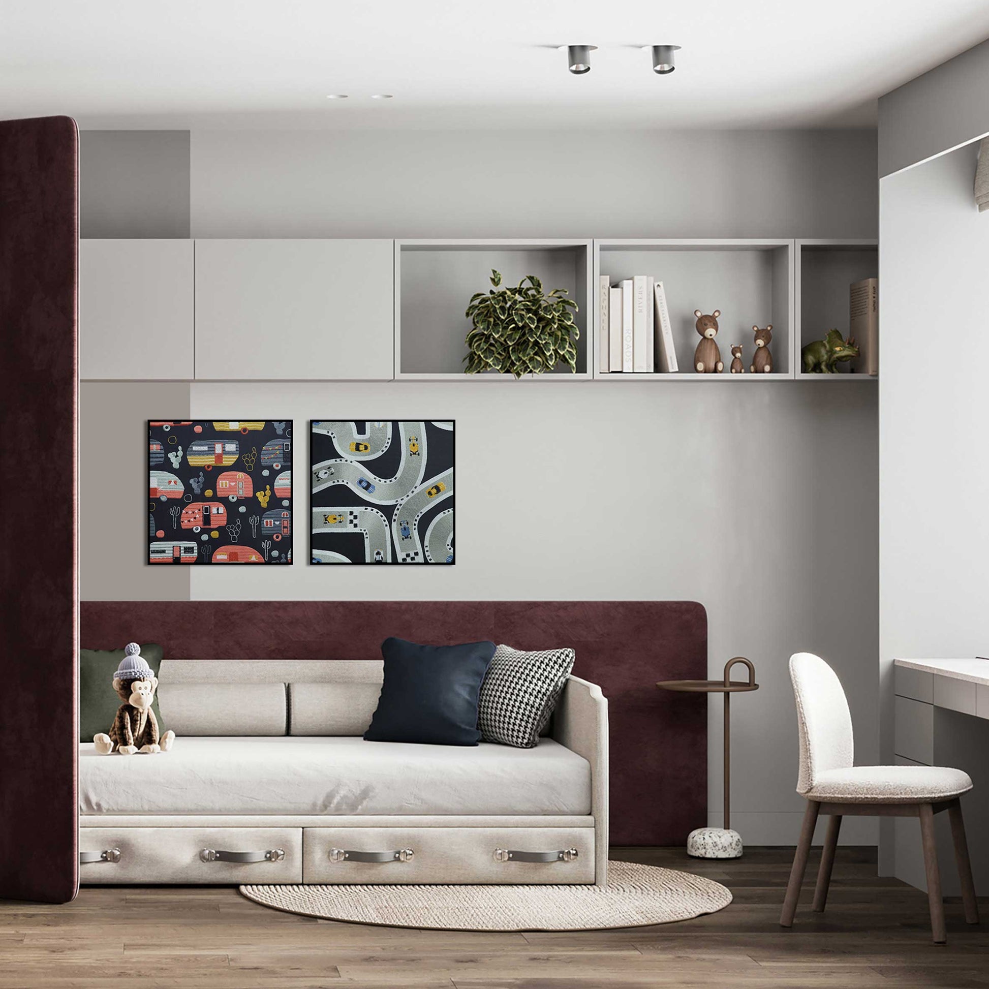 Bulk Order for Suzhou 3D Full-Embroidery Wall Art Featuring core 3D full-embroidery, high-quality materials & commercial standards. Ideal for hotel chains, enterprise groups, etc., for unified interior upgradesRace Car-海智集-