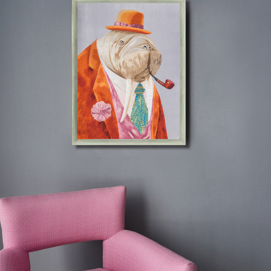Bulk Order for Suzhou 3D Full-Embroidery Wall Art Featuring core 3D full-embroidery, high-quality materials & commercial standards. Ideal for hotel chains, enterprise groups, etc., for unified interior upgradesRich Old He-海智集-