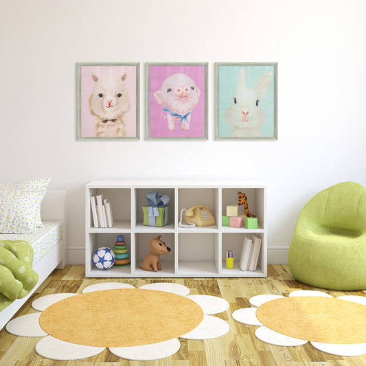 Bulk Order for Suzhou 3D Full-Embroidery Wall Art Featuring core 3D full-embroidery, high-quality materials & commercial standards. Ideal for hotel chains, enterprise groups, etc., for unified interior upgradesThree Cute Pets-PIG-海智集-