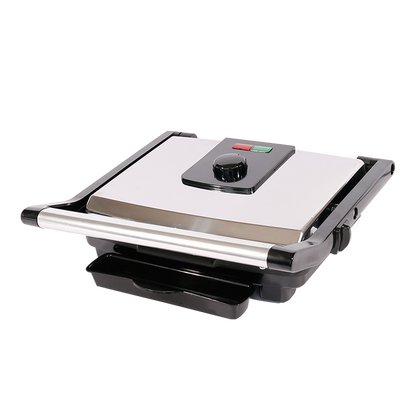XH-20 Hot Sale 4 Slices Self-control Electric Sandwich Maker Aluminum Electric Panini Non Stick Electric Bbq Grill-海智集-